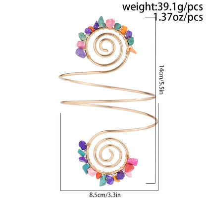 Vintage Irregular Beaded Line Arm Cuff