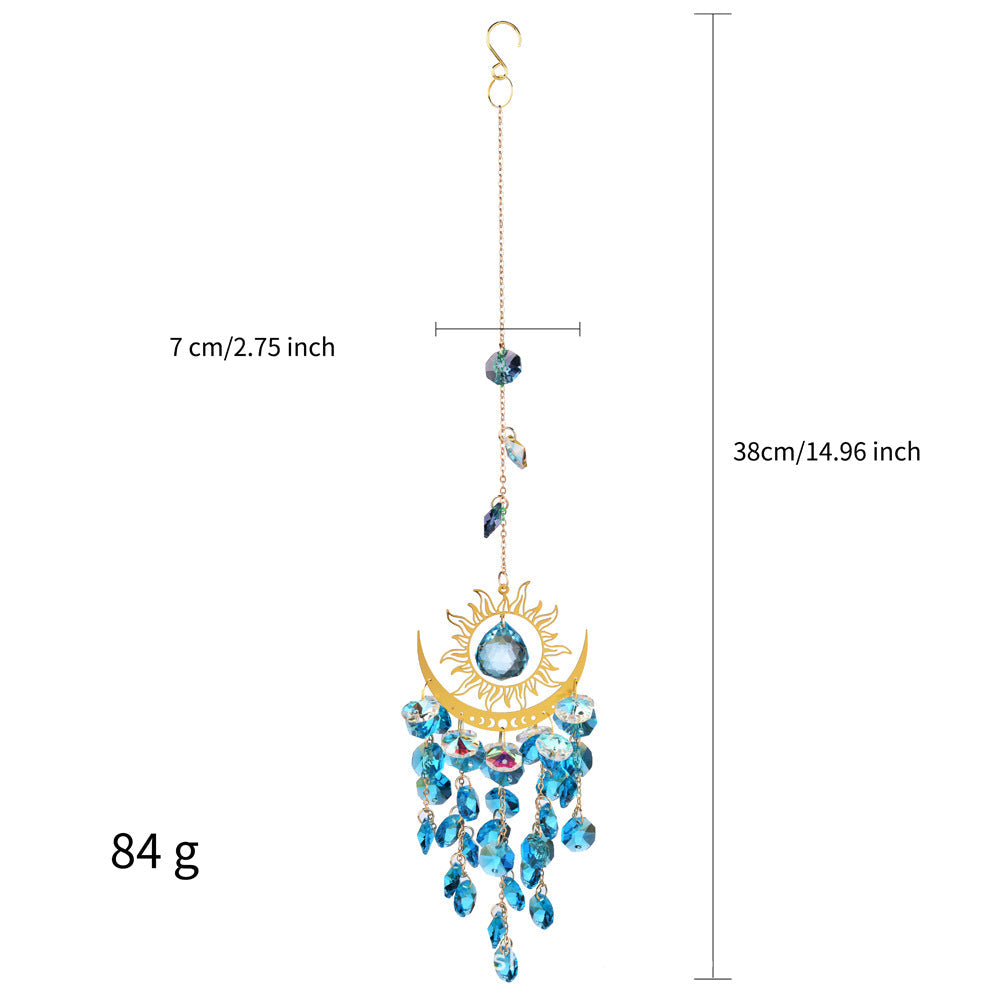 Sun Moon Colorful Crystal Hangings