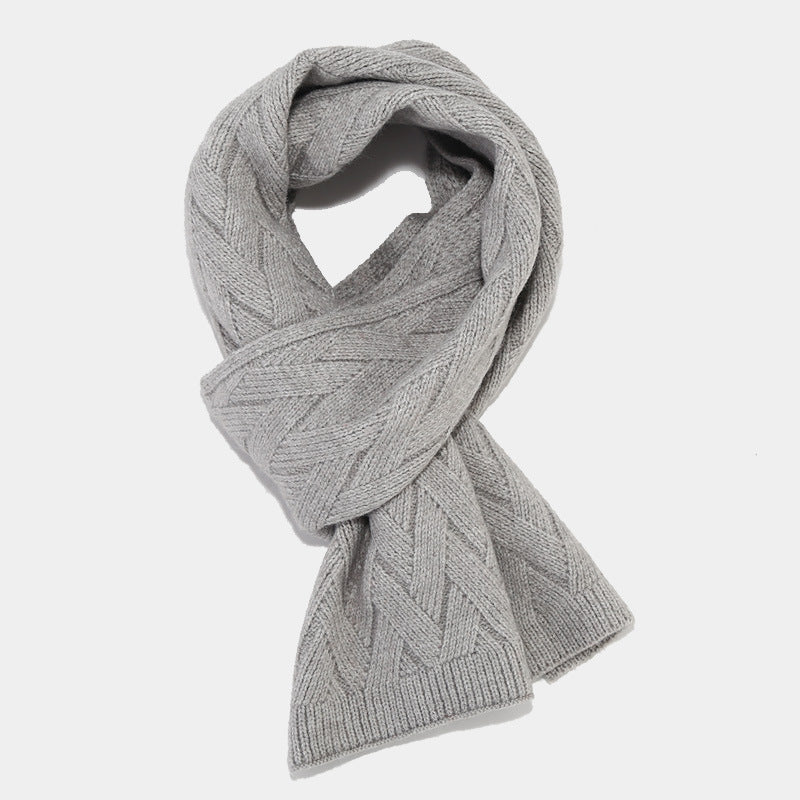 3PCS Solid Color Twist Hat & Scarf Sets