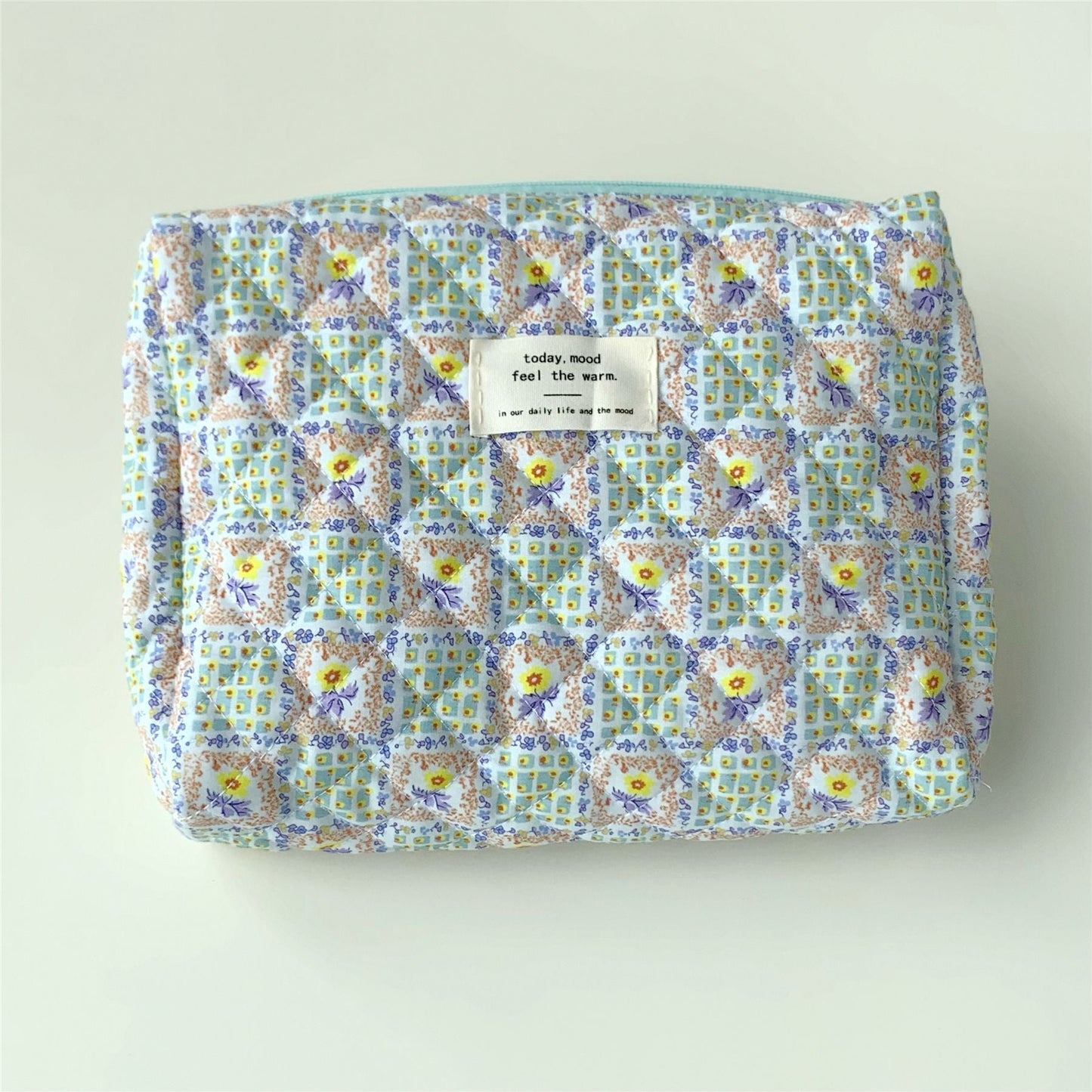 Flowal Print Simplle Make Up Bag