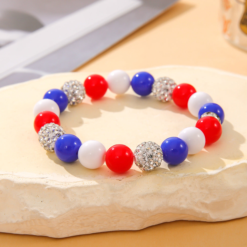 Stylish Star Pendant Love Beaded Bracelet