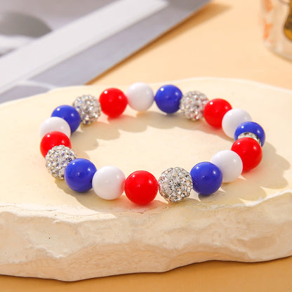 Stylish Star Pendant Love Beaded Bracelet