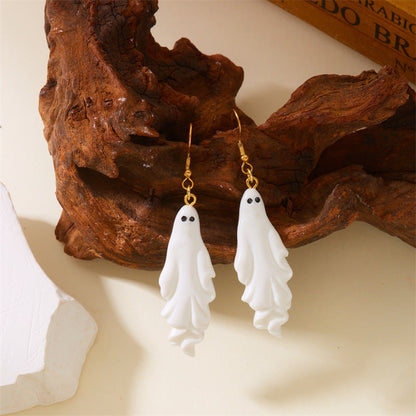 Halloween Funny Ghost Dangle Drop Earrings