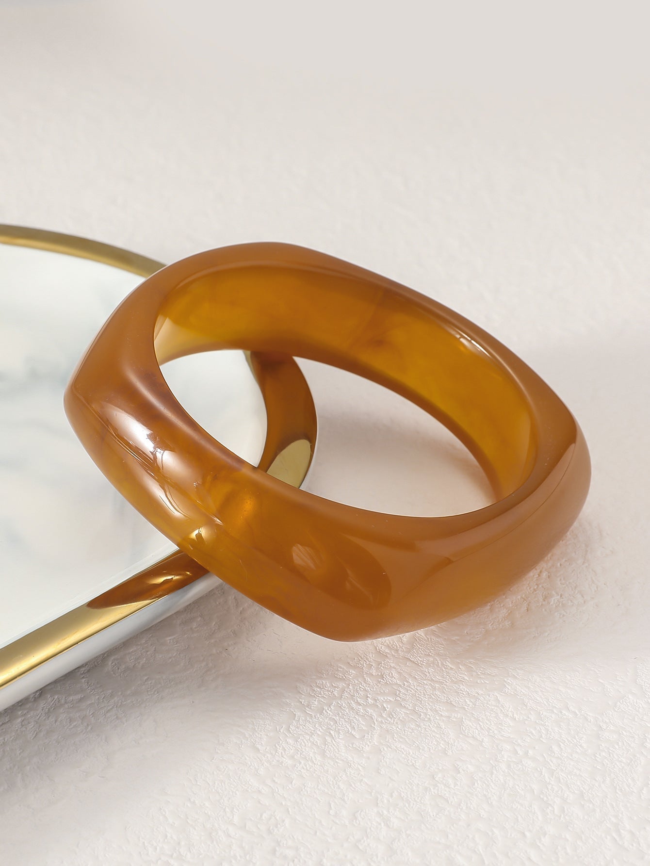 Vintage Irregular Translucent Geometric Bracelet