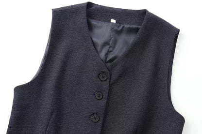 Retro Vest Top and Long Pants Sets