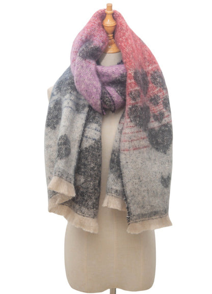 Love Print Vintage Scarves
