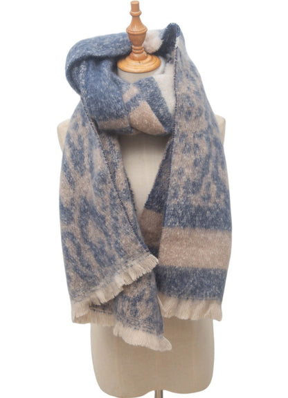 Vintage Leopard Print Scarves