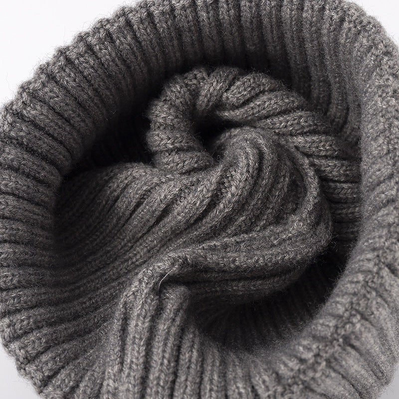 Solid Color Warm Knit Beanie