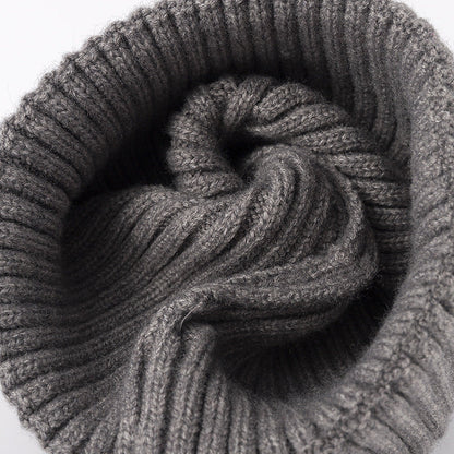 Solid Color Warm Knit Beanie