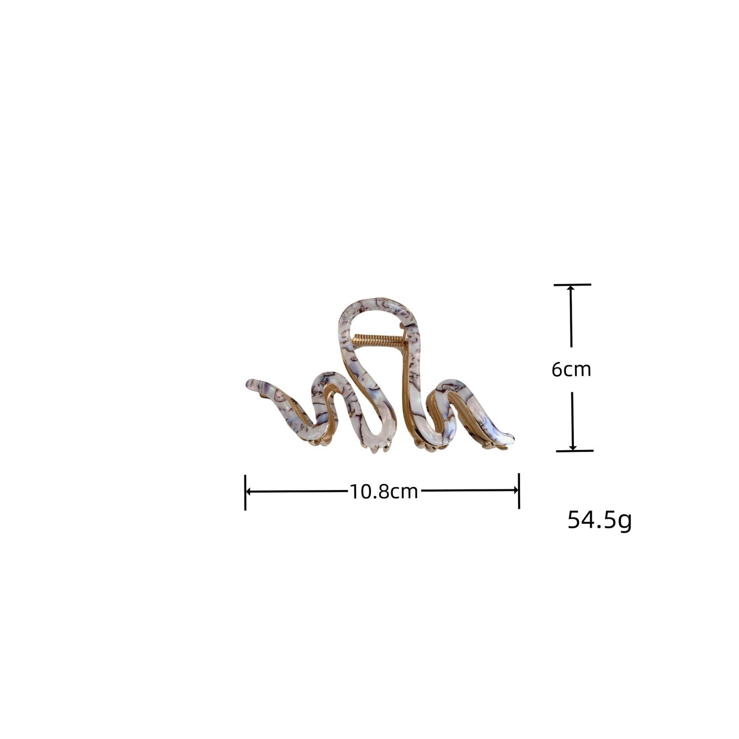 Irregular Wave Large Nonslip Hair Clips