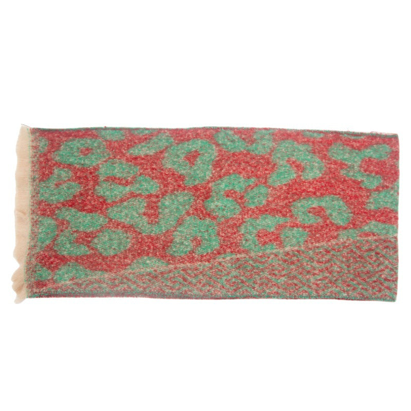 Vintage Leopard Print Soft Scarves