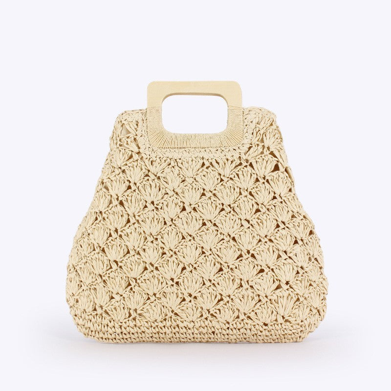 Simple Large Capacity Handmade Straw Bags