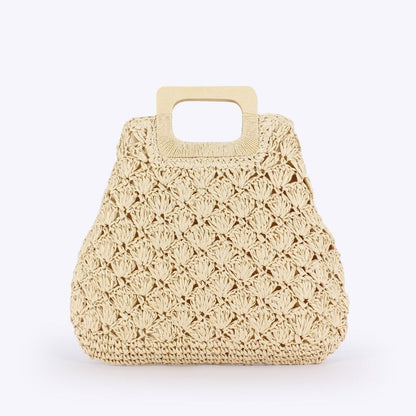 Simple Large Capacity Handmade Straw Bags
