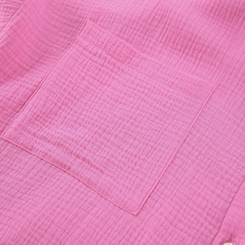 Solid Color Loose Casual Homewear Sets