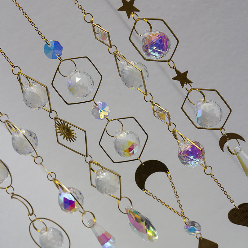 Sun Star Colorful Hanging Crystal Decoration