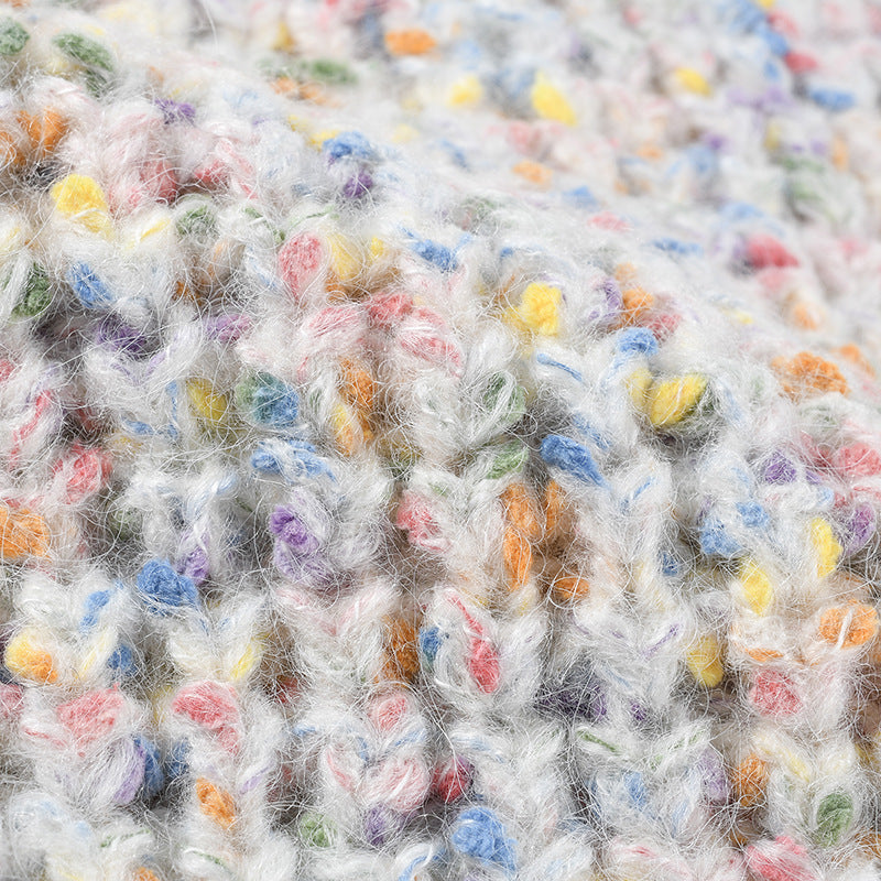 Ribbed Unisex Speckled Knit Beanie Winter Hat