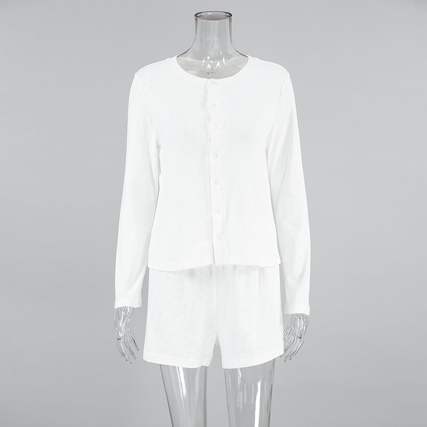 Soft Knit Jacquard Homewear Sets