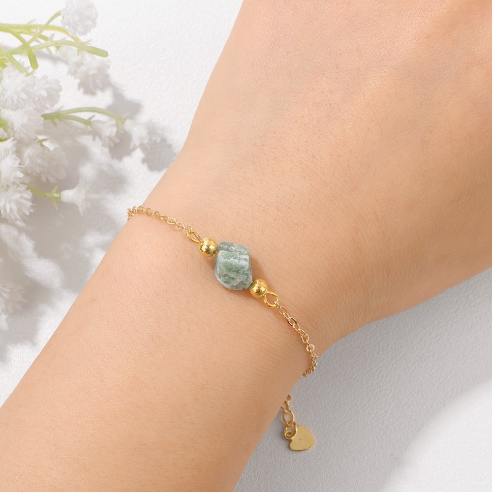 Elegant Irregular Stone Simple Beaded Bracelets