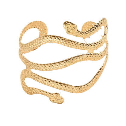 Vintage Punk Snake Wrap Arm Cuff