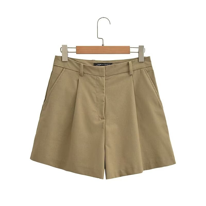 2-Piece Casual Vest Top and Shorts Set