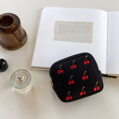 Square Cherry Sweet Cosmetic Bag