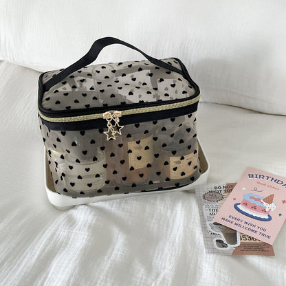 Love Mesh Large Capacity Make Up Bags