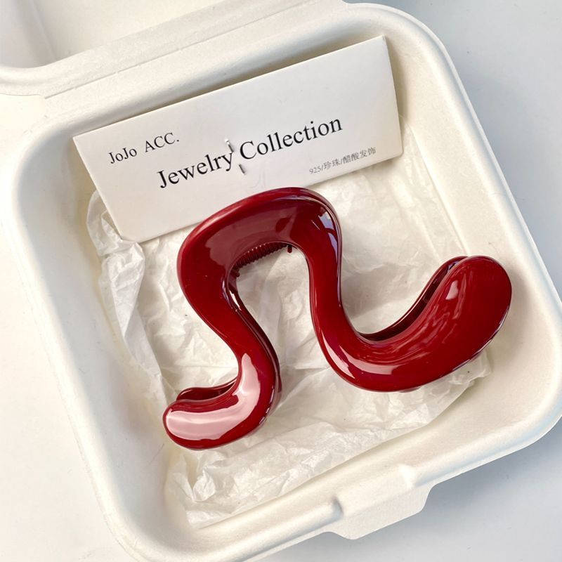 Large Geometric High Ponytail Claw Clip