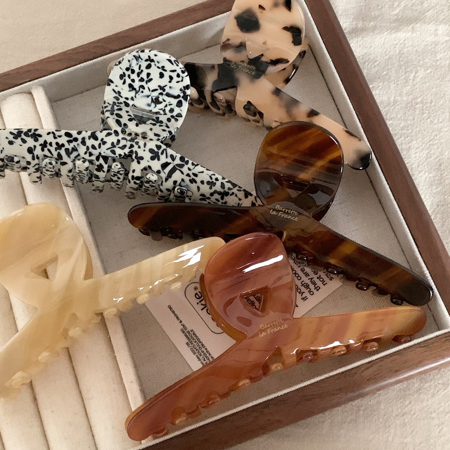 Simple Letter Multicolor Claw Clip