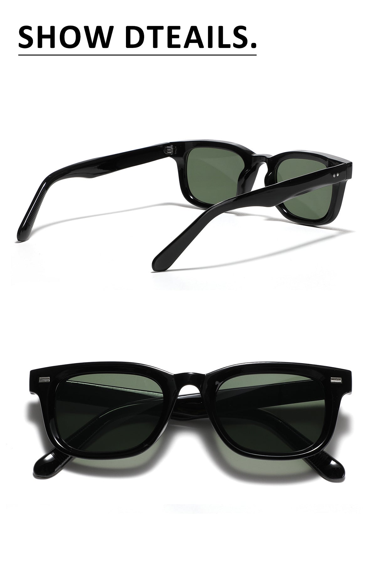 Cool Rectangle Polarized Sunglasses