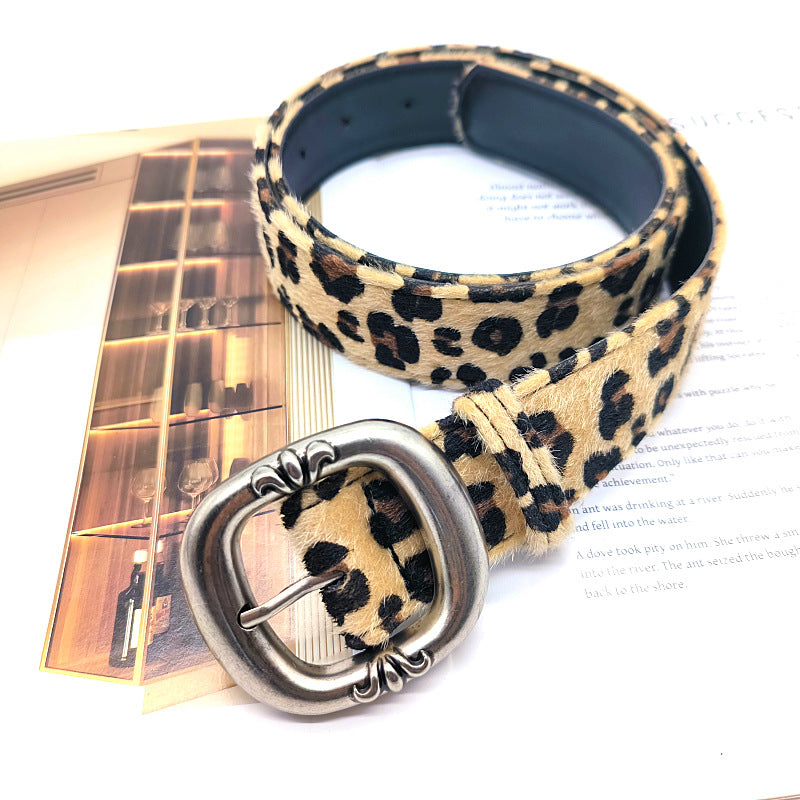 Leopard Zebra Punk Simple Belt
