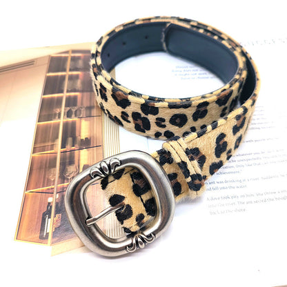 Leopard Zebra Punk Simple Belt
