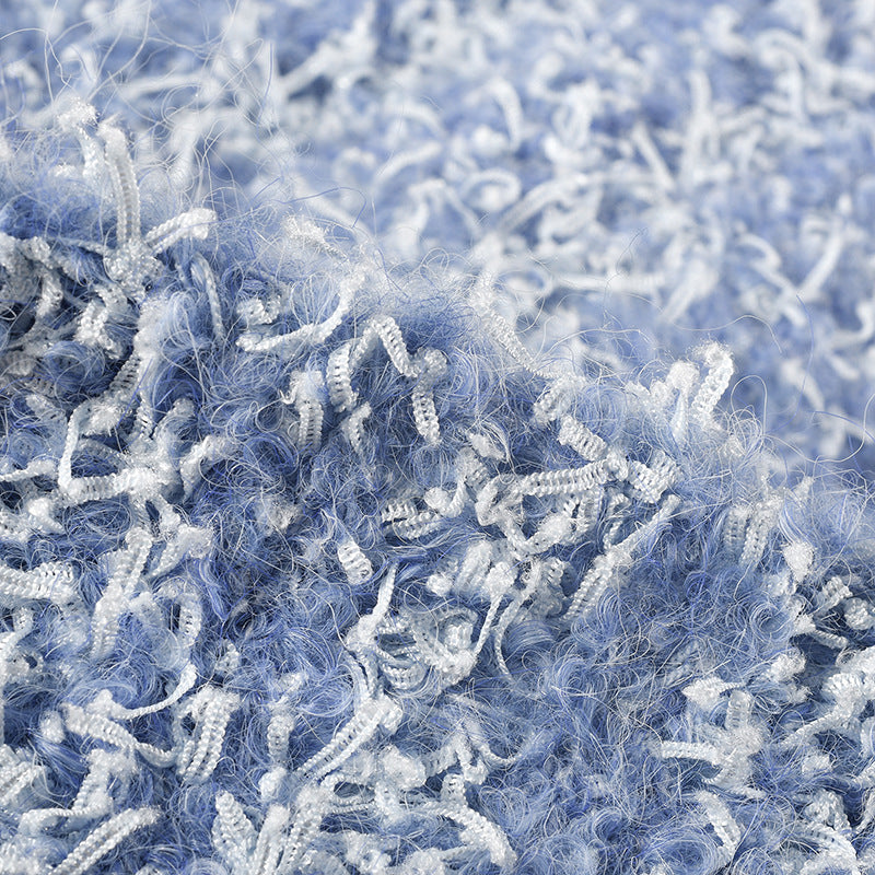 Spliced Color Knit Hat Padded Plushed Beanie