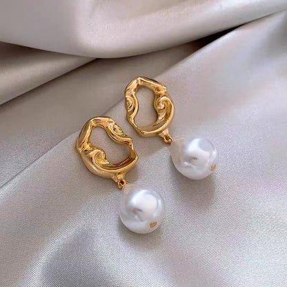 Irregular Elegant Pear Drop Earrings