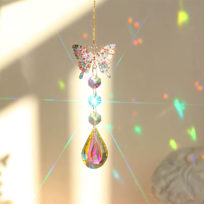 3+ Colorful Crystal Suncatcher Hanging
