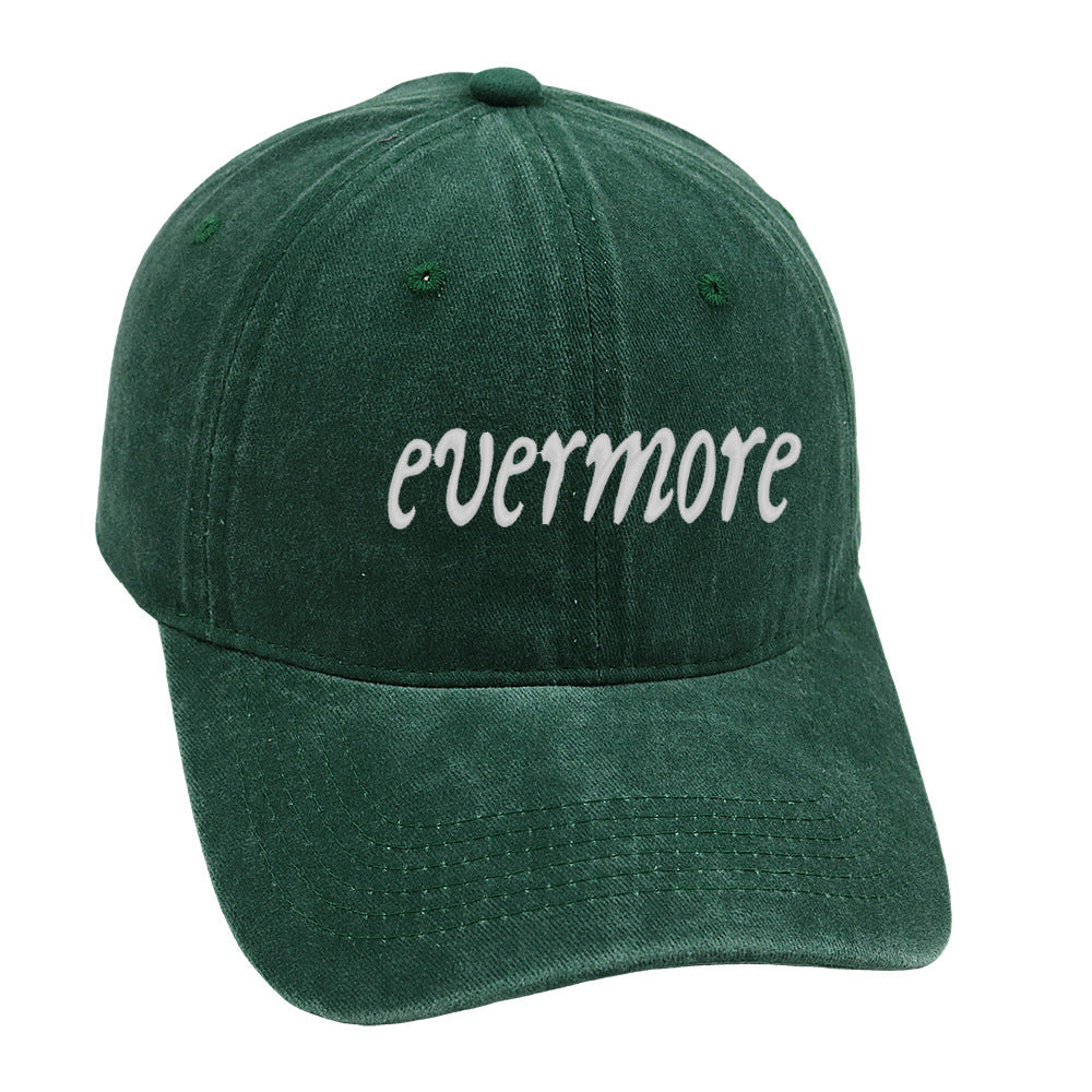 Distressed Letter Embroidered Baseball Caps