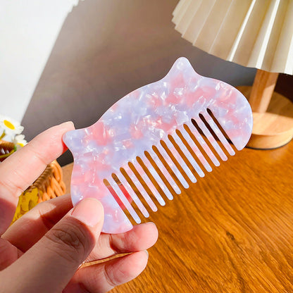 Cute Mini Cat Ear Acetate Hair Comb