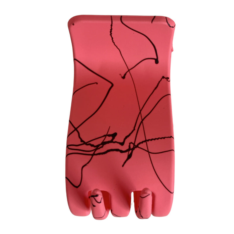 Small Solid Color Claw Clip