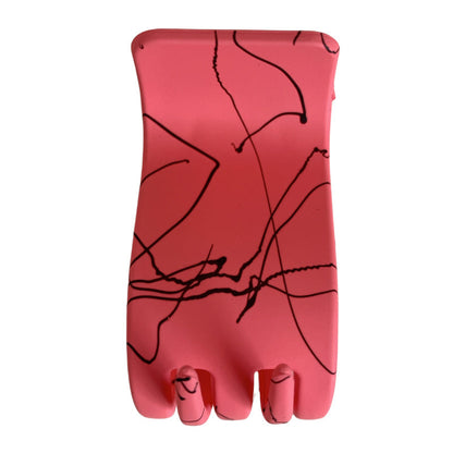 Small Solid Color Claw Clip