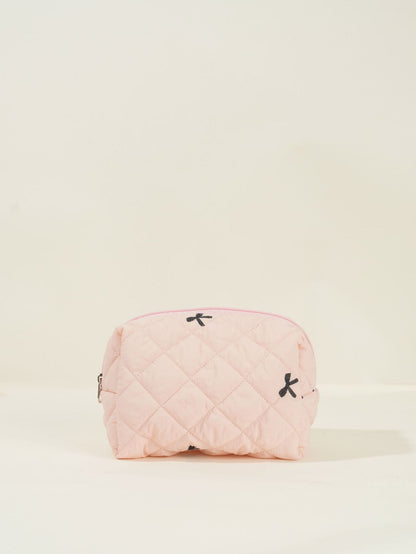 Bows Print Large Capacity Make Up Bag