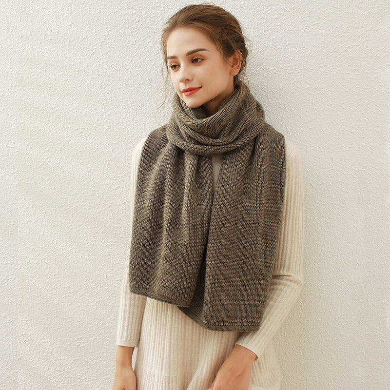 2+ Solid Color Simple Knit Scarves
