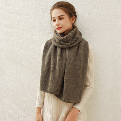 2+ Solid Color Simple Knit Scarves