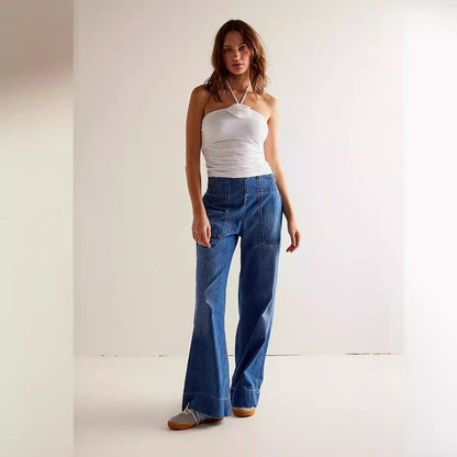 Casual Low-Waist Loose Jeans