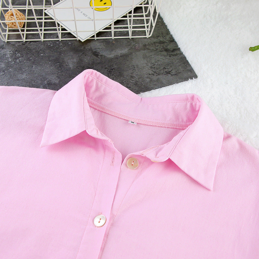 Solid Color Loose Simple Homewear Sets