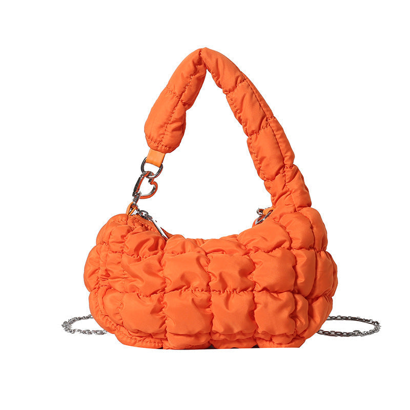 Cute Cloud Puffer Chain Mini Handbag