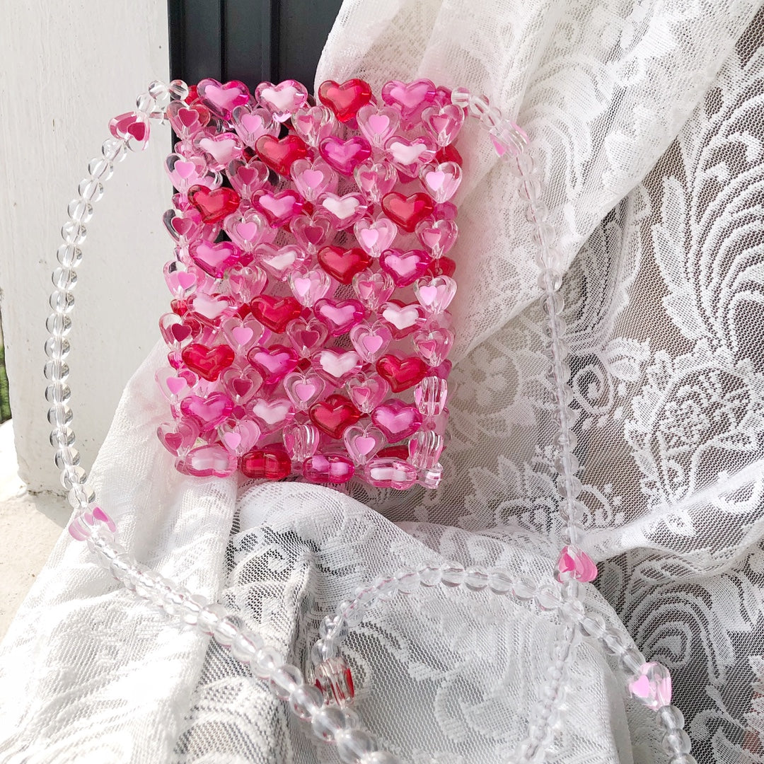 Jelly Love Beads Mini Shoulder Bag