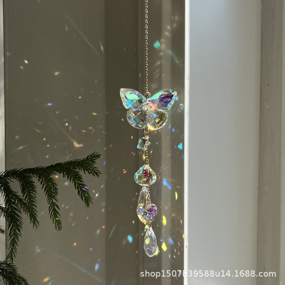 Butterfly Crystal Suncatcher Home Hangings