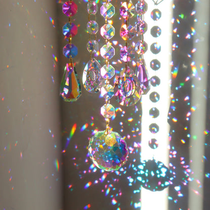 3+ Metal Frame Rainbow Suncatcher Hangings