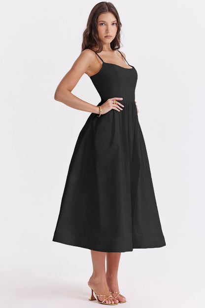 Sexy Slim A Line Spaghetti Dress