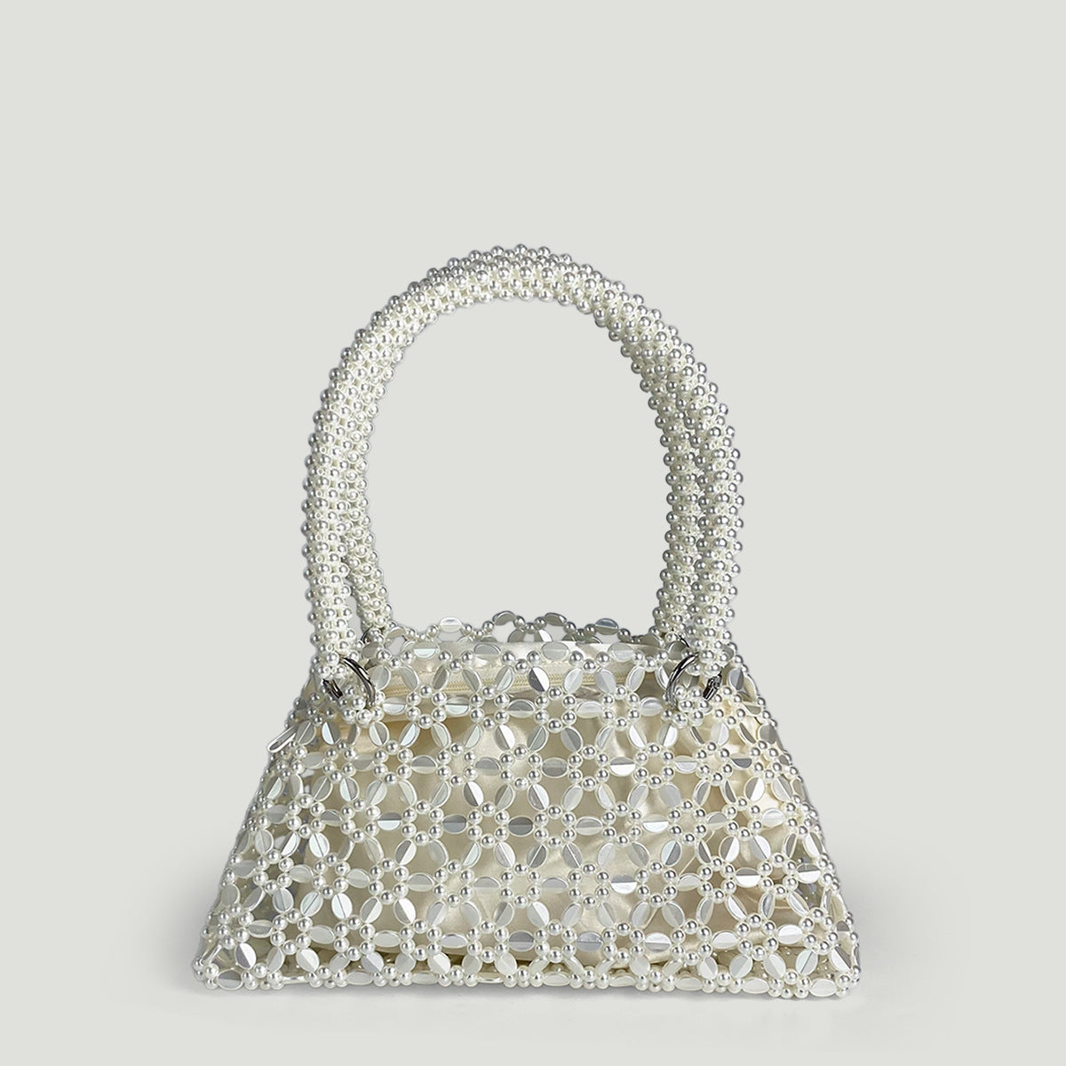 Hollow Out Sparkling Beads Handbags