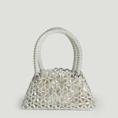 Hollow Out Sparkling Beads Handbags